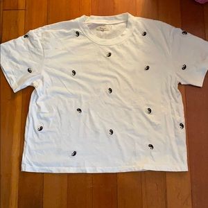 Madewell Large Cropped Yin Yang Shirt